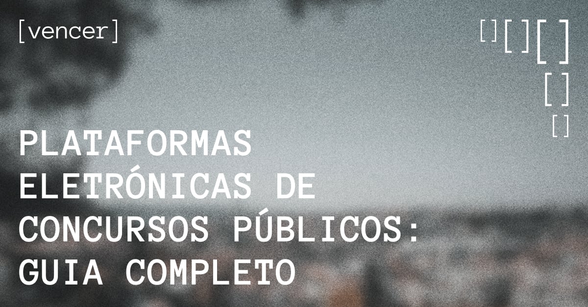Plataformas eletrónicas para submissão de propostas em concursos públicos